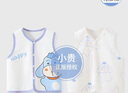 迪士尼2件嬰兒衣服馬甲新生兒背心打底純棉春秋款寶寶坎肩 屹耳2件 80 曬單實(shí)拍圖