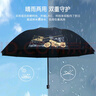 紅葉五人超大黑膠雨傘大號防風雨傘加粗加固雨傘男女商務晴雨兩用傘 藏青色 10骨 摩托傘面?zhèn)阆?30cm 曬單實拍圖