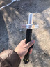 JCZS德國品牌甩棍防身合法武器車載用品打狗棍子機械三節(jié)甩輥伸縮甩棒 至臻流光銀 30-78cm 曬單實拍圖
