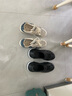 幾度聞2025夏季新款男士拼色洞洞鞋兩穿沙灘洞洞鞋 黑色 44 曬單實(shí)拍圖