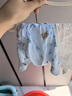 Babyprints尿布兜嬰兒隔尿褲透氣防水防側(cè)漏可洗按扣款藍(lán)色3條裝小碼 曬單實(shí)拍圖
