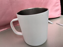無印良品（MUJI）不銹鋼雙層馬克杯 大容量男女辦公學(xué)生水杯茶杯咖啡杯 綠色 490ml 曬單實拍圖
