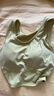 無印良品（MUJI） Walker女式吸汗速干防紫外線U背式文胸運(yùn)動(dòng)背心吊帶上衣女款 黃色 L (165/88A) 曬單實(shí)拍圖
