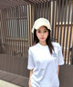 美職棒（MLB）官方 男女情侶虞書(shū)欣明星同款老花休閑百搭棉質(zhì)T恤短袖25夏季新款 紐約洋基隊(duì)/米白色(25新款) L 175/96A 曬單實(shí)拍圖