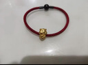 周六福（ZLF）  黃金轉運珠女款足金生肖虎抱?；?定價(jià) 1g 曬單實(shí)拍圖