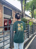 名創(chuàng)優(yōu)品（MINISO）純棉短袖男款夏季綠色潮牌向日葵男女同款潮流重磅正肩半袖t恤男 森林綠(mt白向日葵) L /175(30天質(zhì)量問題全額退) 曬單實拍圖
