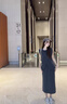 薩拉維夫灰色設(shè)計(jì)感套裝裙女夏季2025新款氣質(zhì)感無(wú)袖上衣半身裙兩件套 灰色 套裝 S 曬單實(shí)拍圖