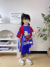 G.DUCKKIDS聯(lián)名奧特曼衣服男童夏裝套裝新款兒童籃球服夏季帥氣棉質(zhì)學(xué)生服裝 藍(lán)色 2431可拆卸披風(fēng) 120 建議身高110-120cm年齡6-7 曬單實(shí)拍圖