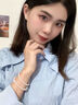 BJYL人造珍珠手鏈女款2025新款高級(jí)感輕奢小眾轉(zhuǎn)運(yùn)珠手串閨蜜疊戴禮物 4mm【帶小金珠】 曬單實(shí)拍圖