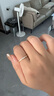 周生生 18K金戒指黃色黃金戒指鉆石戒指結(jié)婚鉆戒女款排鉆86455R 13圈 曬單實(shí)拍圖