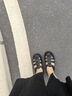 斯凱奇（Skechers）涼鞋女士夏季2025新款厚底羅馬鞋包頭透氣高跟休閑涼拖鞋111617 曬單實拍圖