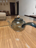全度側把大容量高硼硅全玻璃燒水壺泡茶專(zhuān)用電陶爐茶壺明火耐高溫 唐羽壺 600ml 曬單實(shí)拍圖