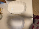 荷葉魚盤家用蒸魚陶瓷盤子菜盤2025年新款高級感輕奢洋氣陶瓷魚盤 純白 26.5cm 10.5英寸荷葉魚盤【2只裝】 曬單實(shí)拍圖