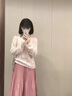 維菲樂(lè )（WEIFEILE）大碼女裝時(shí)尚套裝夏季新款胖mm寬松顯瘦遮肚子減齡連衣裙兩件套 粉色上衣 -單上衣 XL (建議120-140斤) 曬單實(shí)拍圖