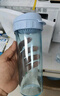 特百惠（Tupperware）茶韻500ML塑料杯男女士學(xué)生夏季運(yùn)動(dòng)水杯子戶外便攜大容量 冰水藍(lán) 曬單實(shí)拍圖