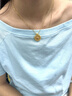蒂蔻（Tico）足金999黃金八寶羅盤吊墜古法黃金羅盤項(xiàng)鏈送女友老婆生日禮物 金重13.8g多退少補(bǔ)（贈(zèng)銀鏈） 曬單實(shí)拍圖