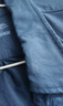 無印良品（MUJI）男式 易干彈力泡泡紗開領(lǐng)短袖衫 男士短袖襯衫襯衣 AC1WBA4S 深藏青色 M(170/92A) 曬單實拍圖