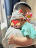 湯尼倍兒新生兒護囟門帽0-3-6月男女寶寶胎帽夏季薄款空頂帽初生嬰兒帽子 白色（彩虹）0-3月(帽圍38cm) 根據(jù)寶寶頭圍拍哦 曬單實拍圖