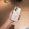 米弗希 3D鐳射鏡頭膜磁吸適用vivoS30手機殼新款vivos30promini磨砂s20pro簡約高級s20全包防摔保護套 【粉金色】自帶鏡頭膜-輕奢磨砂-細圈磁吸 vivo S30 曬單實拍圖