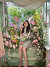 斤慕綠色荷葉邊無袖掛脖連衣裙子女夏季2025新款海邊度假氣質(zhì)絕美短裙 掛脖荷葉邊魚尾裙綠M碼80-100斤 曬單實(shí)拍圖
