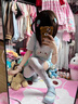 鉑吶苓呆毛發(fā)夾女可愛(ài)呆萌假發(fā)包動(dòng)漫畫(huà)cos假發(fā)小辮子側邊劉海鴨嘴夾 呆毛發(fā)夾-棕黑色 曬單實(shí)拍圖