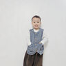 哈羅小黃鴨（G.DUCKKIDS）兒童馬甲男童春秋款2025新款時髦小童裝痞帥寶寶牛仔外穿背心潮酷 牛仔馬甲 90 cm 曬單實拍圖