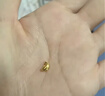 周大生黃金投資金豆足金吉祥小福豆送女友生日禮物 星星1g 曬單實(shí)拍圖