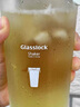 Glasslock玻璃杯進口大容量簡約隨手杯情侶男女水杯帶蓋透明吸管杯450ml 曬單實拍圖