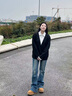 NASA WASSUP官方聯(lián)名衛(wèi)衣男春秋季翻領(lǐng)打底衫簡約休閑假兩件上衣男士套頭衫 卡其色 XL （建議126-140斤） 曬單實拍圖