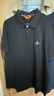 比音勒芬【冰氧吧3.0】2025夏季新款男上衣休閑翻領(lǐng)短袖polo衫抗菌涼感T恤 25藏青 L （105） 曬單實(shí)拍圖