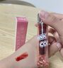 PINK COCO涂了個鏡子吧清透水光顯白唇釉鏡面水珠口紅滋潤成膜唇蜜ins純欲 02#玫瑰泡泡 曬單實拍圖