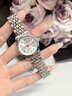 時(shí)尚浪Longines女表琴新款日歷防水夜光簡(jiǎn)約同款專(zhuān)用女士手表 瑞士認證-銀色白面 27mm 曬單實(shí)拍圖