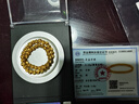 中銀億金貓眼珠黃金手鏈足金手串轉(zhuǎn)運(yùn)珠生日七夕情人節(jié)禮物送女友老婆媽媽 足金貓眼珠手鏈【金重約6g】 曬單實(shí)拍圖