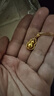 明牌珠寶黃金吊墜 足金古法旋轉福祿掛墜AFC0855工費500 明牌傳家金單吊墜 約5.27克 曬單實拍圖