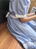 BICAIYA女大童連衣裙夏季學(xué)生女孩裙子9-12歲洋氣兒童公主裙14女童裙子夏 藍(lán)色 160 碼 建議高150-160厘米 曬單實(shí)拍圖