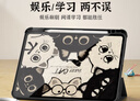 QBOSSipad air7保護(hù)套air6/5蘋果ipad11/10保護(hù)殼ipad pro平板11寸筆槽2025/24新旋轉(zhuǎn)防摔可愛貓黑白喵 曬單實拍圖