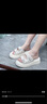 GG-CC【海街日記】夏季新款法式時尚水鉆涼鞋女交叉帶涼鞋子G25S7645 黑色 37 曬單實拍圖