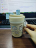 言倉線(xiàn)條小狗保溫杯兒童316陶瓷內膽茶水分離女生吸管杯學(xué)生保溫杯 450mL-陶瓷內膽涂層 曬單實(shí)拍圖