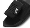 耐克（NIKE）官方OFFCOURT ADJUST男拖鞋秋季魔術(shù)貼一字拖室內(nèi)DQ9624 001黑/白色/黑 42.5 曬單實拍圖