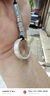 佰譽銀家 6MM【免費刻字】拉絲工藝 男士戒指 銀 99足銀 女士 情侶對戒戒指 簡約戒子 24號 曬單實拍圖