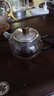 全度耐熱玻璃茶壺迷你泡茶壺功夫小茶壺一人用小容量綠茶專(zhuān)用泡茶器 壺綠把如意壺 350ml 曬單實(shí)拍圖