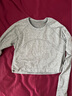 lululemon丨Swiftly Tech 女士運動(dòng)短款長(cháng)袖 T 恤 2.0 LW3GH4S 石板灰/白 XL /12 曬單實(shí)拍圖