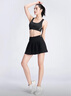 駱駝（CAMEL）運動內(nèi)衣女跑步瑜伽健身外穿背心文胸 J0S1QL9905 黑色 XL 曬單實拍圖