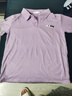 諾嫚娣軻潮流翻領(lǐng)T恤中年婦女夏季帶領(lǐng)短袖女新款2025年體恤女寬松polo衫 紫色 M 曬單實(shí)拍圖
