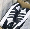 adidas ENTRAP休閑舒適運(yùn)動(dòng)板鞋少年感復(fù)古籃球鞋男女阿迪達(dá)斯   白色/黑色   40.5 曬單實(shí)拍圖