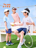 安踏兒童男童純棉短袖2025夏冰爽T恤短裝運(yùn)動(dòng)T兒童服裝A72527106 曬單實(shí)拍圖