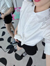 何佳功法式襯衫女裝氣質(zhì)短袖白夏裝設(shè)計(jì)感小個(gè)子職業(yè)裝通勤面試襯衣女 白色 S 【建議80-90斤】 曬單實(shí)拍圖
