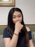 中國黃金（CHINA GOLD）黃金六字真言手鏈男女款足金箴言轉(zhuǎn)運珠編織手繩生日禮物送男友 【今/次日達】六字真言手鏈【黑繩】約0.5g 曬單實拍圖