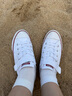 匡威（Converse）官方 All Star兒童魔術貼經(jīng)典低幫帆布鞋372882C 372882C 35碼 曬單實拍圖