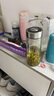 希諾玻璃杯單層加厚大容量家用辦公泡茶杯子男車載水杯XN-6017L 530mL 曬單實(shí)拍圖